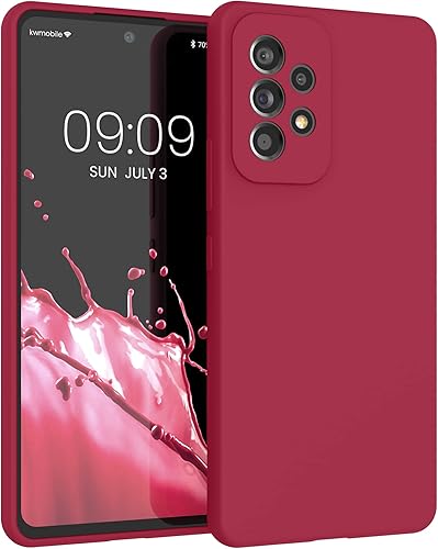 Miniatura 129 de kwmobile Funda Compatible con Samsung Galaxy A52 / A52 5G / A52s 5G - Cubierta de Teléfono de Silicona TPU con Acabado Suave - Macchiato