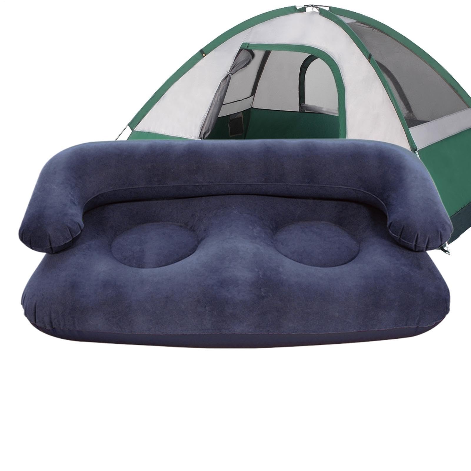 Sofá Hinchable - Sofá Portátil Cómodo con Revestimiento Flocado | Sofás de Aire para el Camping,Para Viajes Patio Jardín Patio Exterior Terraza Porche Balcón Interior Dormitorio Picnic Camping