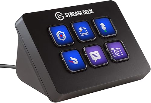 Miniatura 2 de Elgato Stream Deck Mini - Controlador de creación de contenido en vivo con 6 teclas LCD personalizables para Windows 10 y macOS 1011 o posterior y