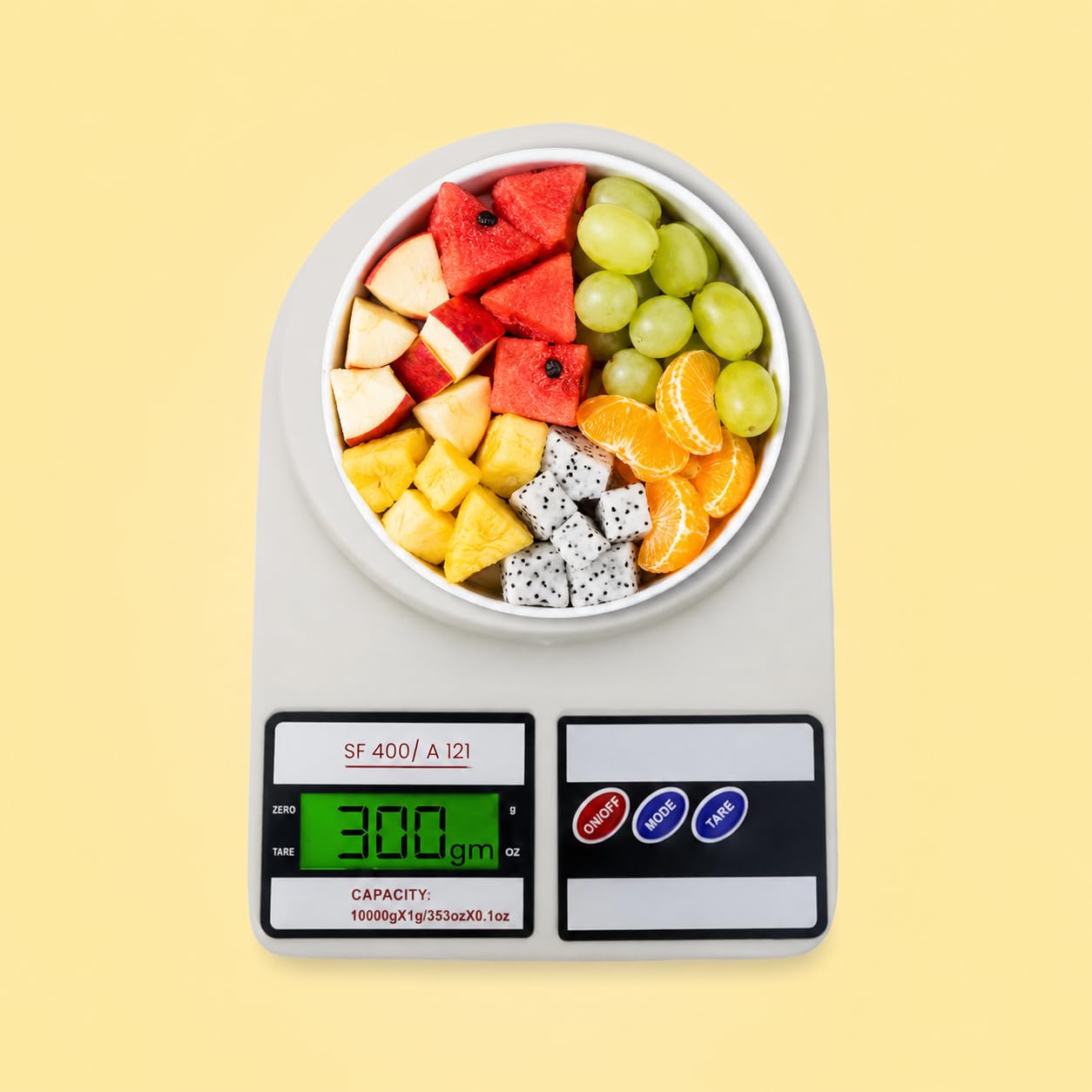 GONCART26 K1 Series Digital Kitchen Weighing Scale 10 kg, Electronic Weight Machine with LCD Display for Baking, Cooking, Food & Diet, SF-400/A121. 6Months Warranty (Colour May Vary)-image-36