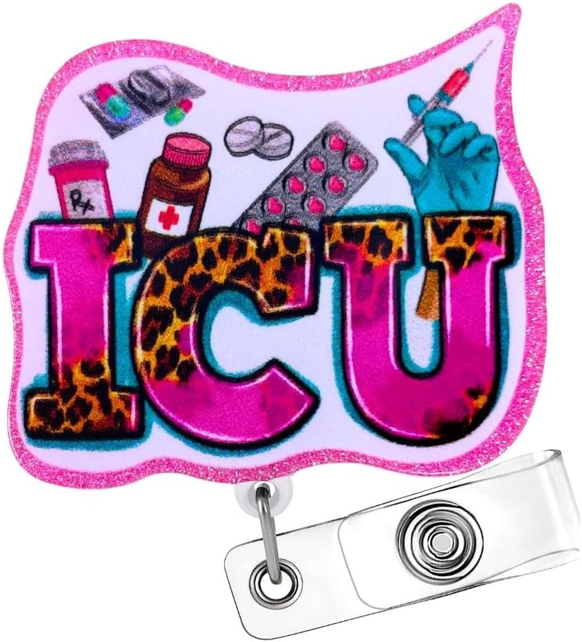 ICU Nurse Badge Reel ICU RN
