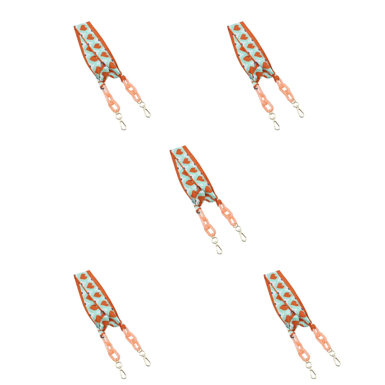 5 Piezas De Cadena De Vidrios De Fibra Acrílica, Impermeables Y Anticorrosión, Anti-caída Anti-caída, Limpieza Pequeña, Adecuados For Máscaras, Gafas De Sol, Gafas De Sol