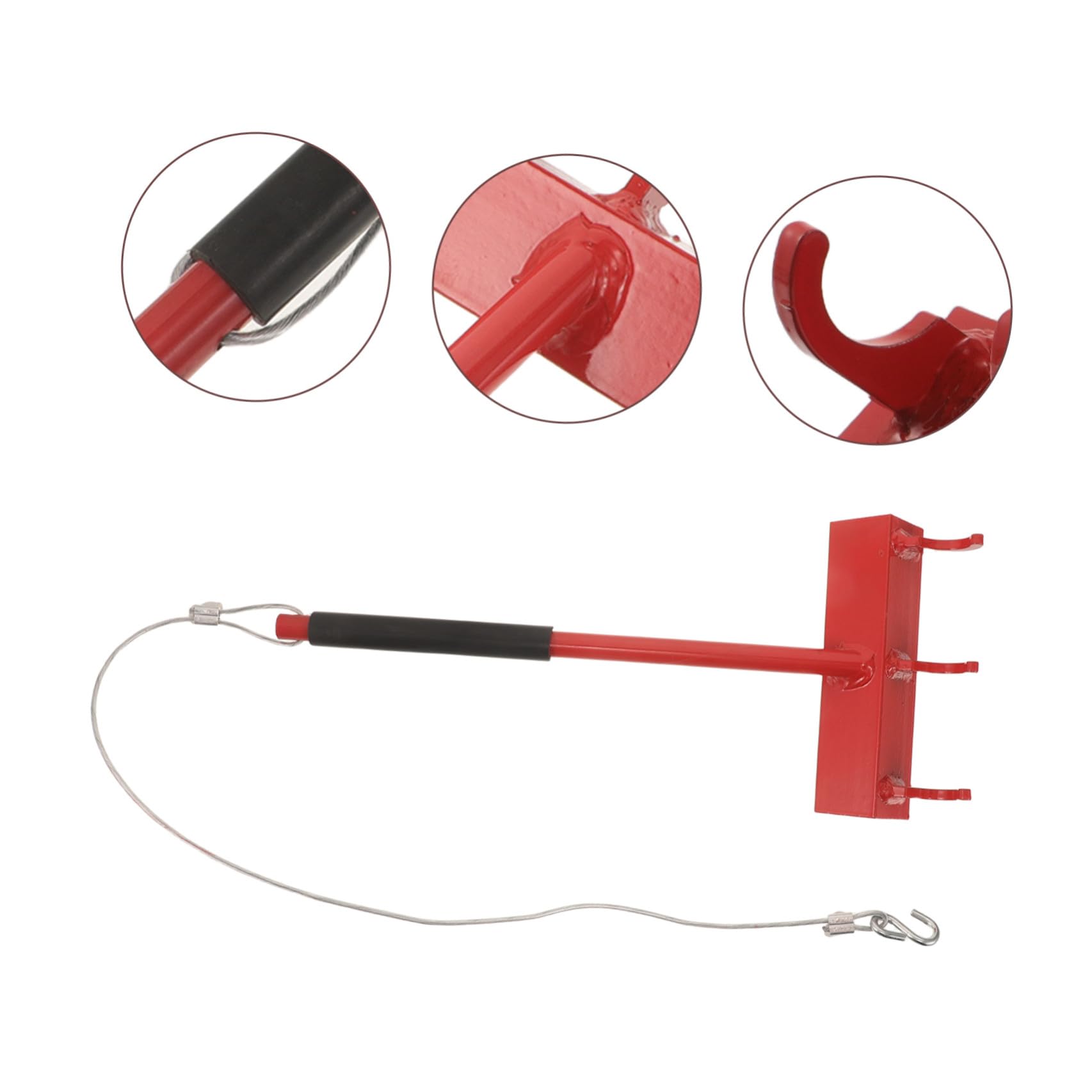 Tendeur pour Grillage en Acier Inoxydable avec Crochet de Câble 28 Pouces, Capacité de Traction 300 Lbs, Réglage de Tension Lisse pour Rénovation de Clôtures et Zones Agricoles