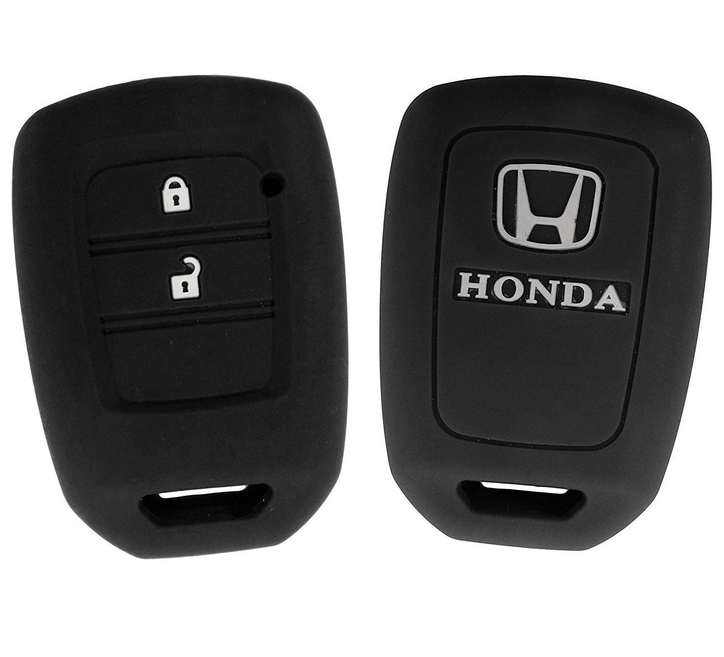 BKN Silicone Premium 2 Button Car Key Cover for Honda City, CRV, Accord and Jazz City 2014-2016 (Pack of 1)-image-26