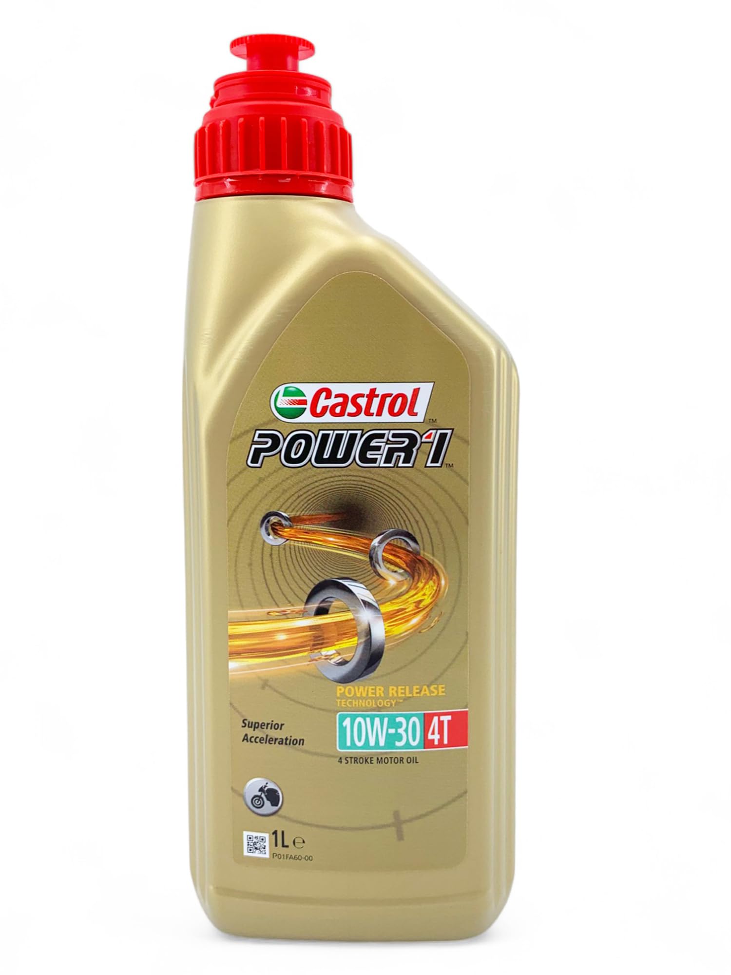 LUBRIALPHA - Olio Motore Moto e Scooter | Power Release Formula 10W30 | Tecnologia TrizoneTM | Protezione Motore e Frizione | Confezione 4x1L | Tecnologia TrizoneTM | Protezione Motore e Frizione | Confezione 4x1L