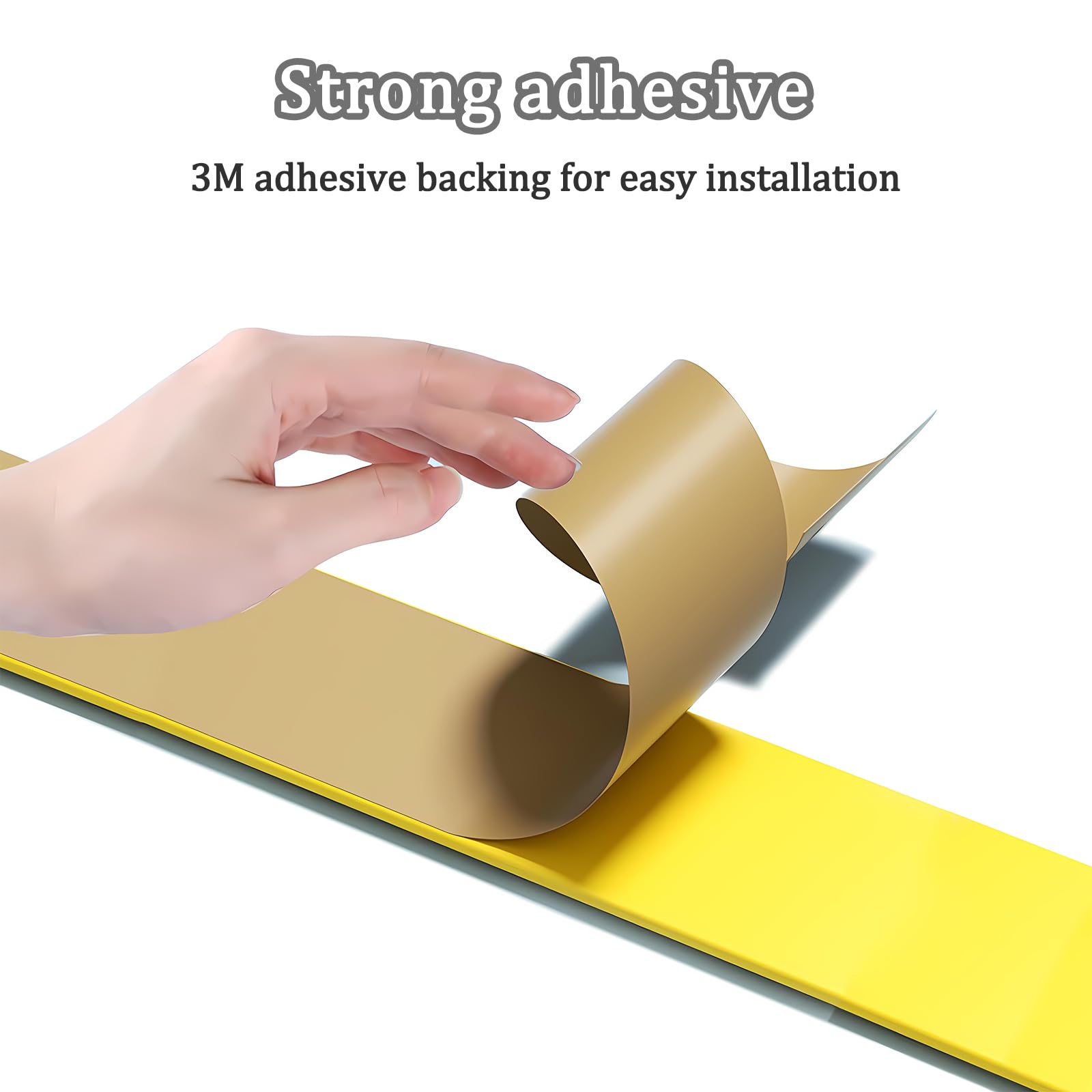 Cinta de Borde Luminiscente Antideslizante 10m x 5cm, Cinta Autoadhesiva Fluorescente de Alta Tracción y Adhesión Fuerte para Escaleras, Rampas y Suelos Interiores/Exteriores