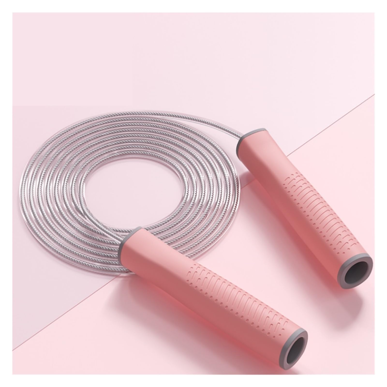 Skakanka Wyścigi Sprzęt Sportowy Ćwiczenia Fitness Utrata Masy Ciała Trening Skakanka Trening(Pink)