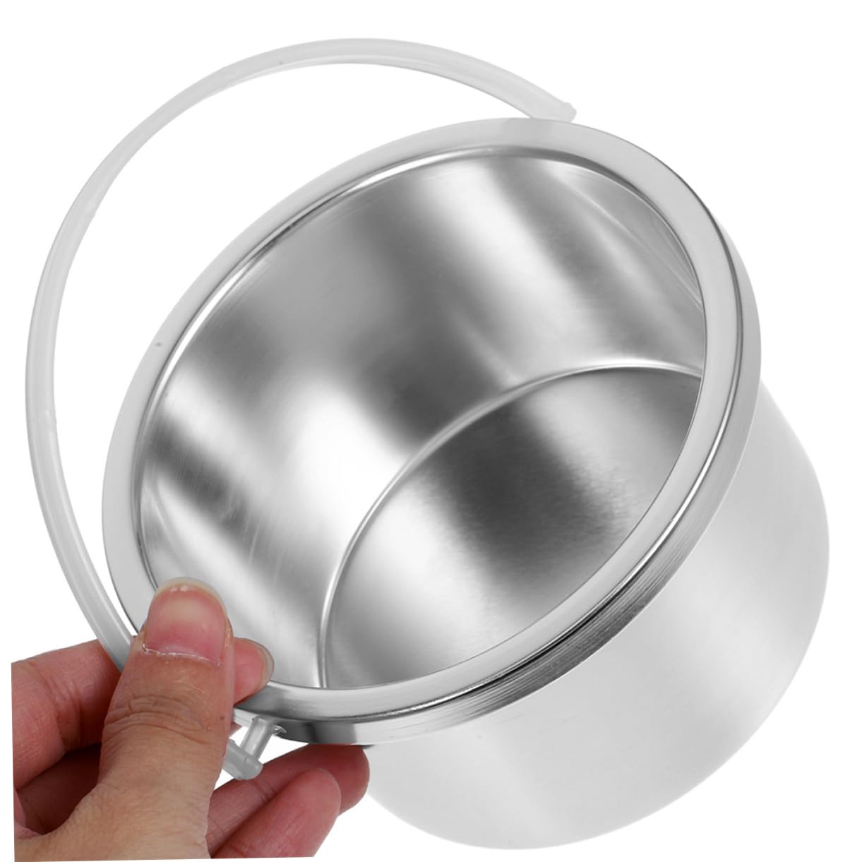 Mobestech Recipiente de Cera de Repuesto de 500Ml en Aleación de Aluminio Calentamiento Uniforme y Diseño Portátil para Uso Profesional y Doméstico, Pack de 2 Piezas