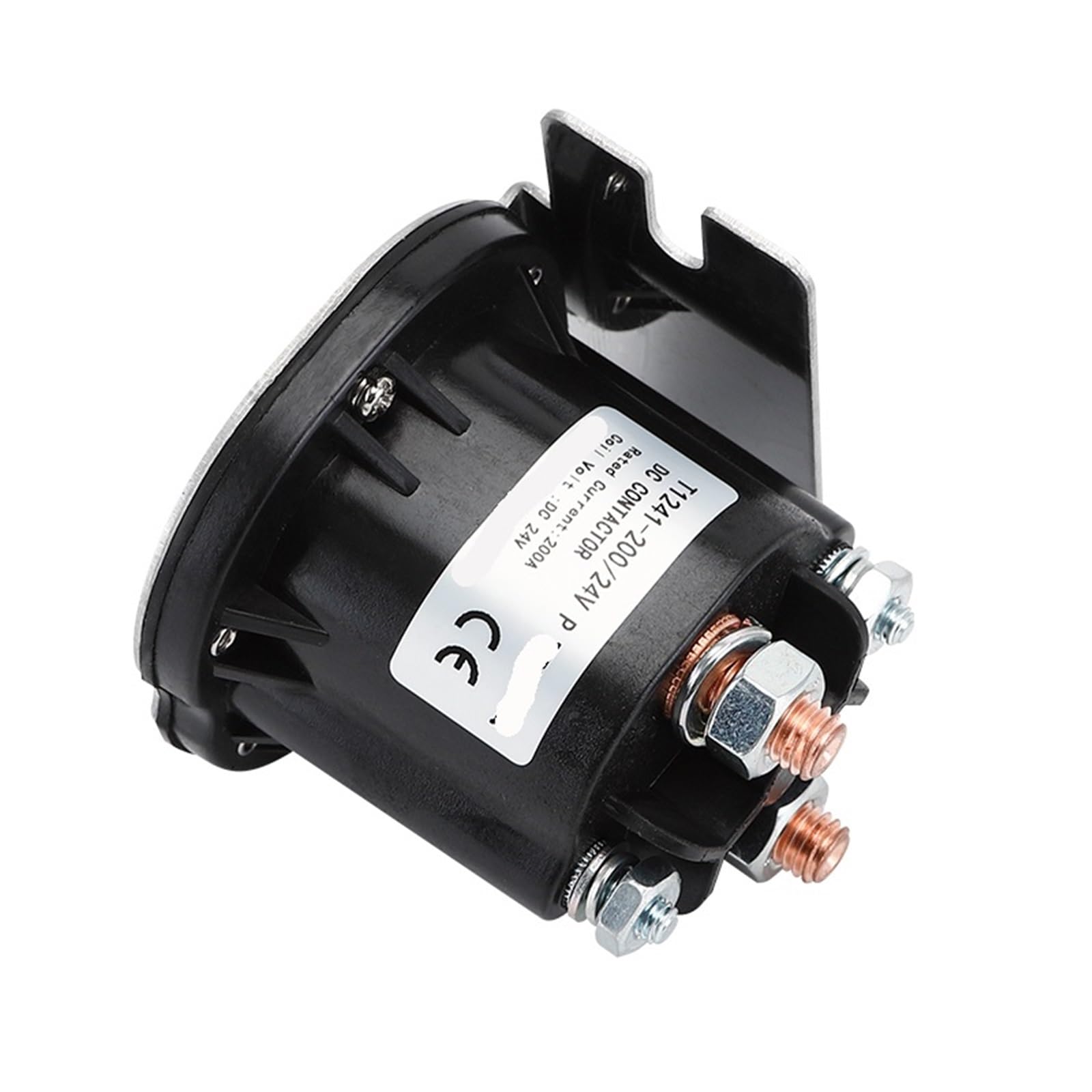 Stycznik DC 12 V, 24 V, 48 V, 200 A, 1NO T1241-200 do akumulatorów, ciężarówek, elektrycznych wózków widłowych, wciągarka elektryczna, 1 sztuka, pojazd elektryczny (12 V 1NO)