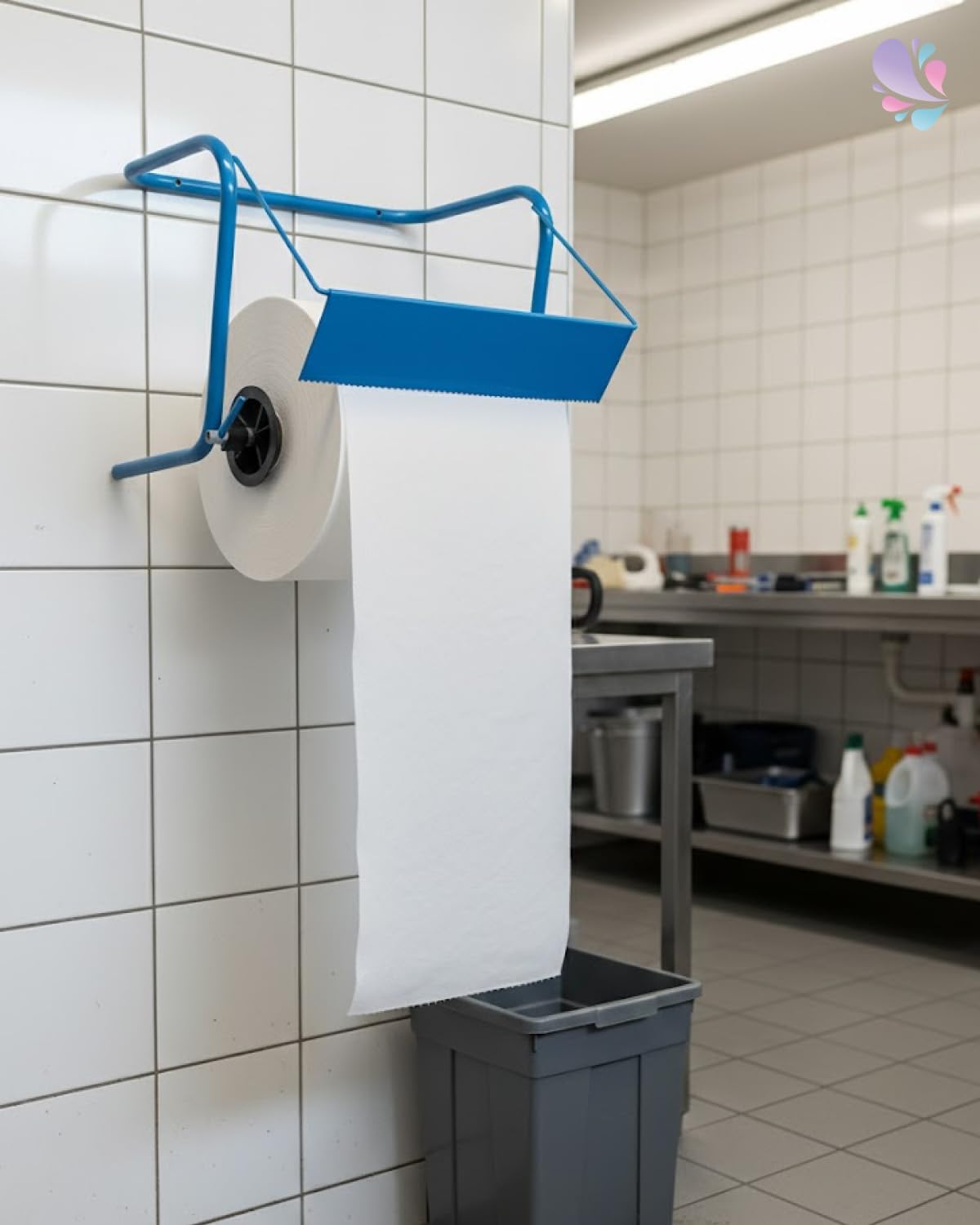 Putzrollen 3000 Blatt, 2 Rollen Werkstatt | 3000 Abrisse gesamt, 2-lagig, reißfest, saugstark & passend f. gängige Putzrollenhalter