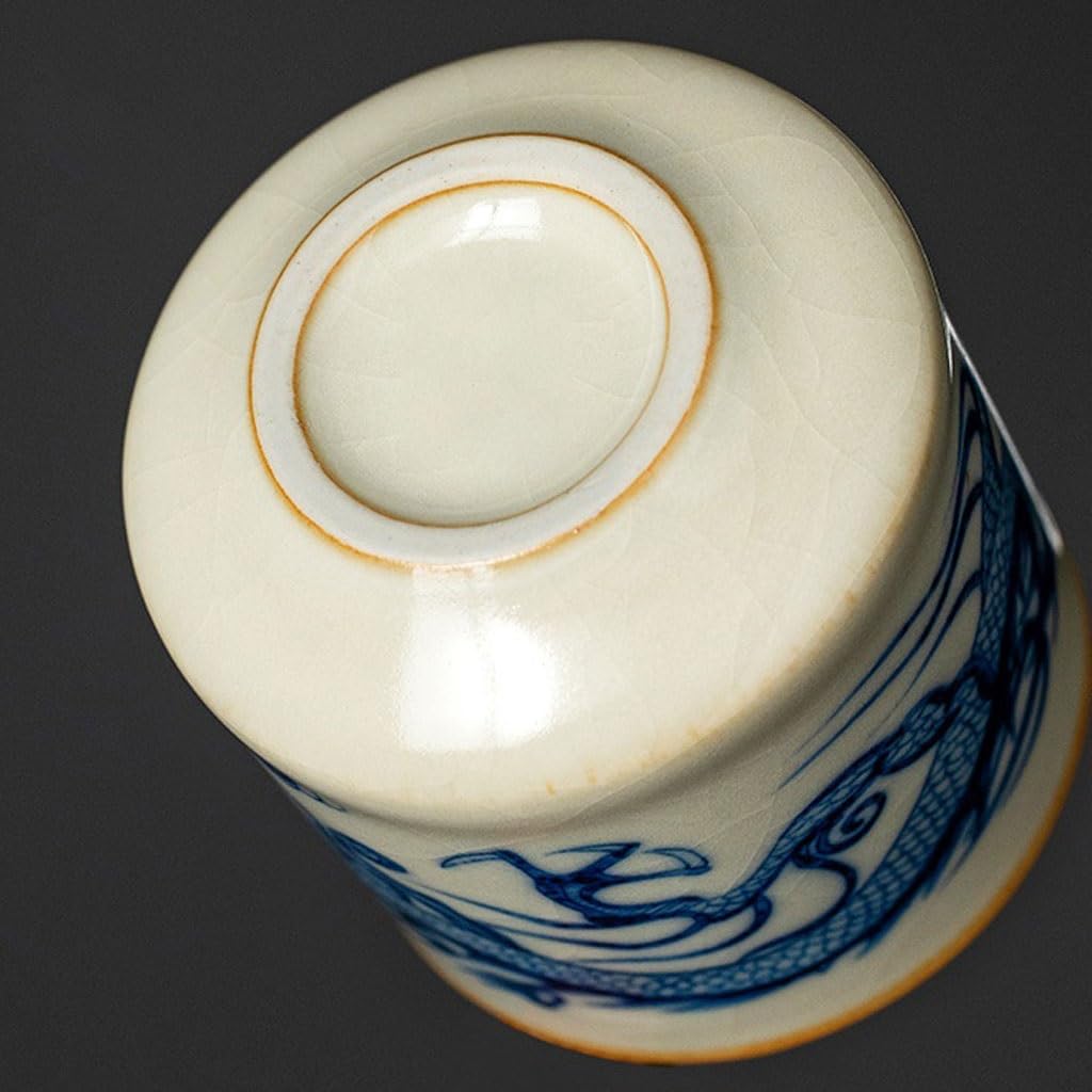 Tazas de té Pequeñas Taza de té de estudio, taza individual de cerámica Personal, juego de té de Kung Fu, tazón de té individual Taza de té de Kungfu