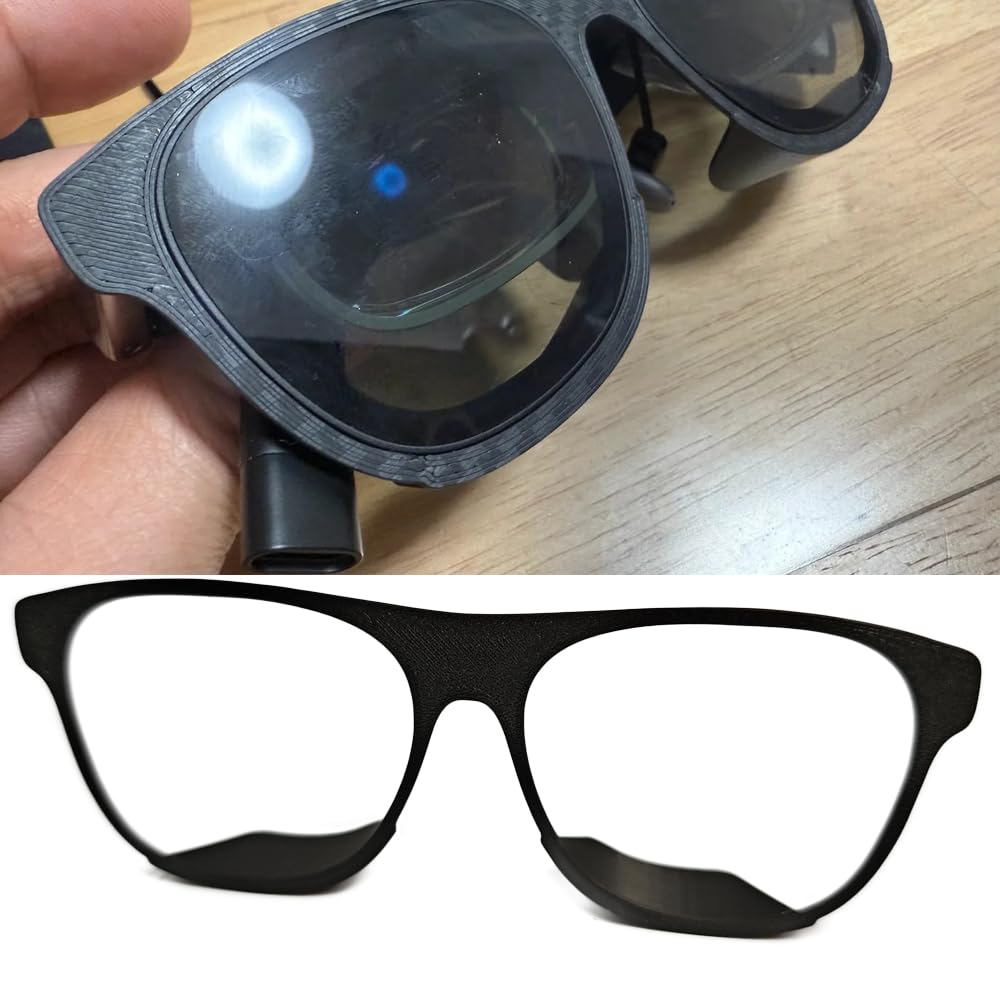 Générique Monture occultante amovible lunettes pour XReal One AR - Protection antireflet pour une immersion cinématographique et une utilisation en extérieur