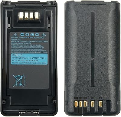 Vineyuan 7.4V 2000mAh KNB-L1 Battery for Kenwood VP6430 TK-5320 NX-5000 NX-5200 NX-5300 NX-5400 Series Two Way Radios Replacement Battery