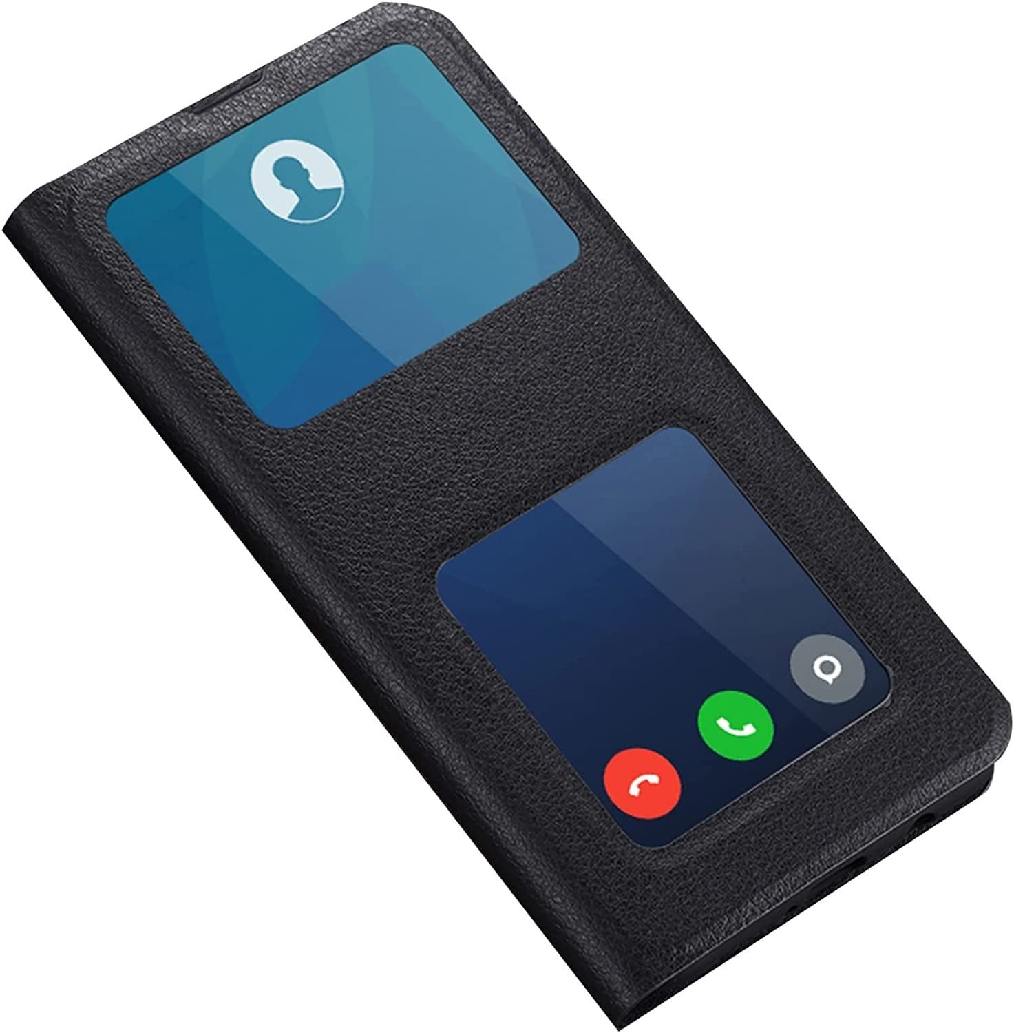 Housse iPhone 13 avec fenêtre de notification pour rester connecté au bureau - 8