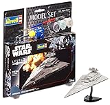 imperial star destroyer lego moc Große Qualität Revell Revell_63609 Modellbausatz Star Wars Imperial Star Destroyer im Maßstab 1:12300, Level 3, originalgetreue Nachbildung mit vielen Details, Model Set mit Basiszubehör, einfaches Kleben und Bemalen, 63609