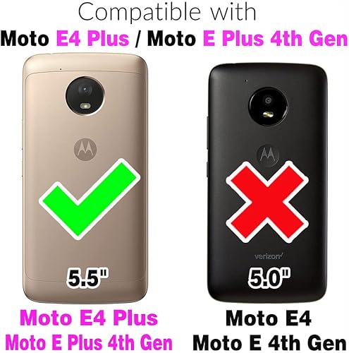 Miniatura 9 de Asuwish Compatible con funda Moto E4 Plus y protector de pantalla de vidrio templado Accesorios silicona Fundas para teléfono MotoE4Plus Motorola