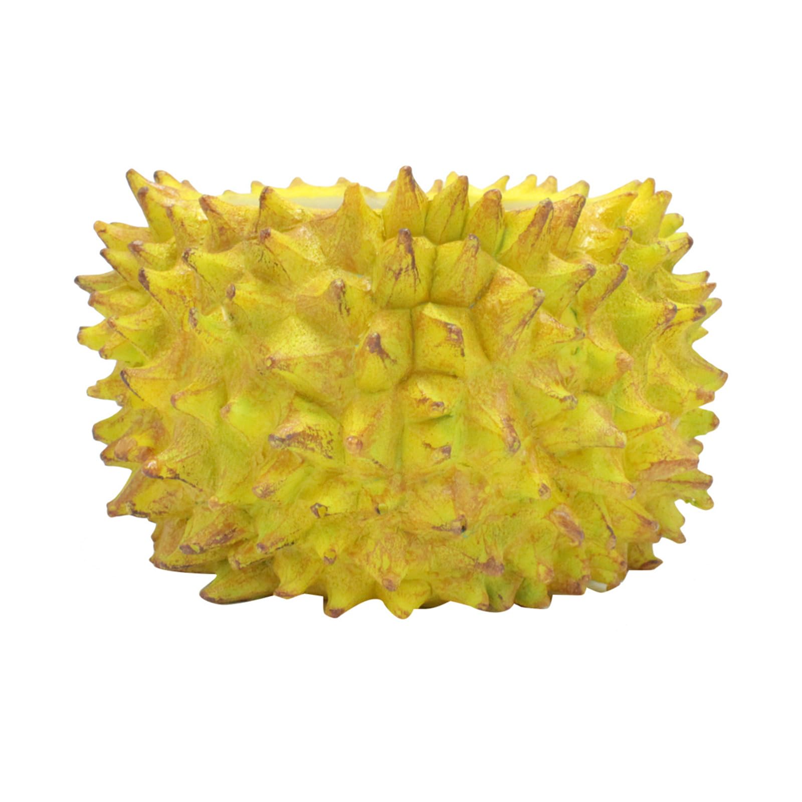 HZGFNBZ Unique Plant Pots Decorative Plant Container Distinctive Durian-Inspires Resins Flower Container Innovative Garden Flower