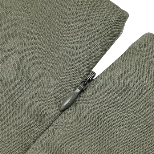 Image of Amazhiyu Womens 100% Linen Summer V Neck Tie Front Sleeveless Mini Tank Dress