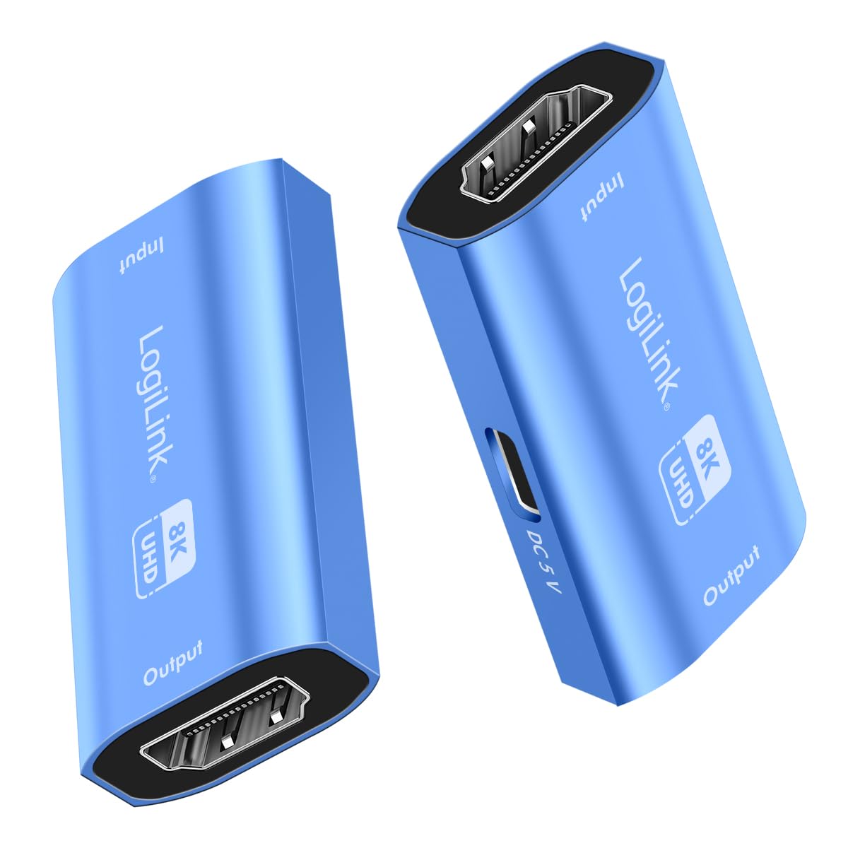 Logilink HD0064 - Ripetitore HDMI fino a 20 m in Ultra HD 8 K/60 Hz, HDCP 2.3