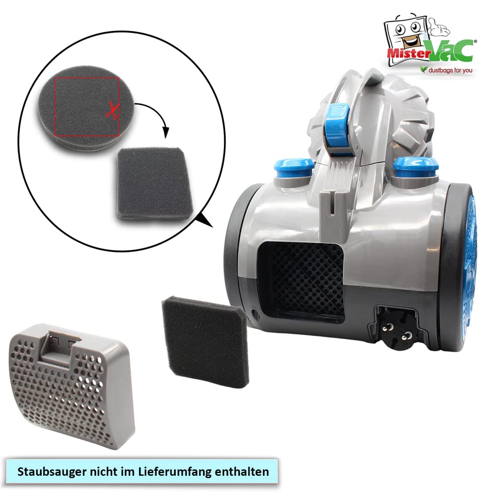 MisterVac | compatibile con filtro di ricambio filtro universale protezione motore CleanMaxx Duo Express JC611-200