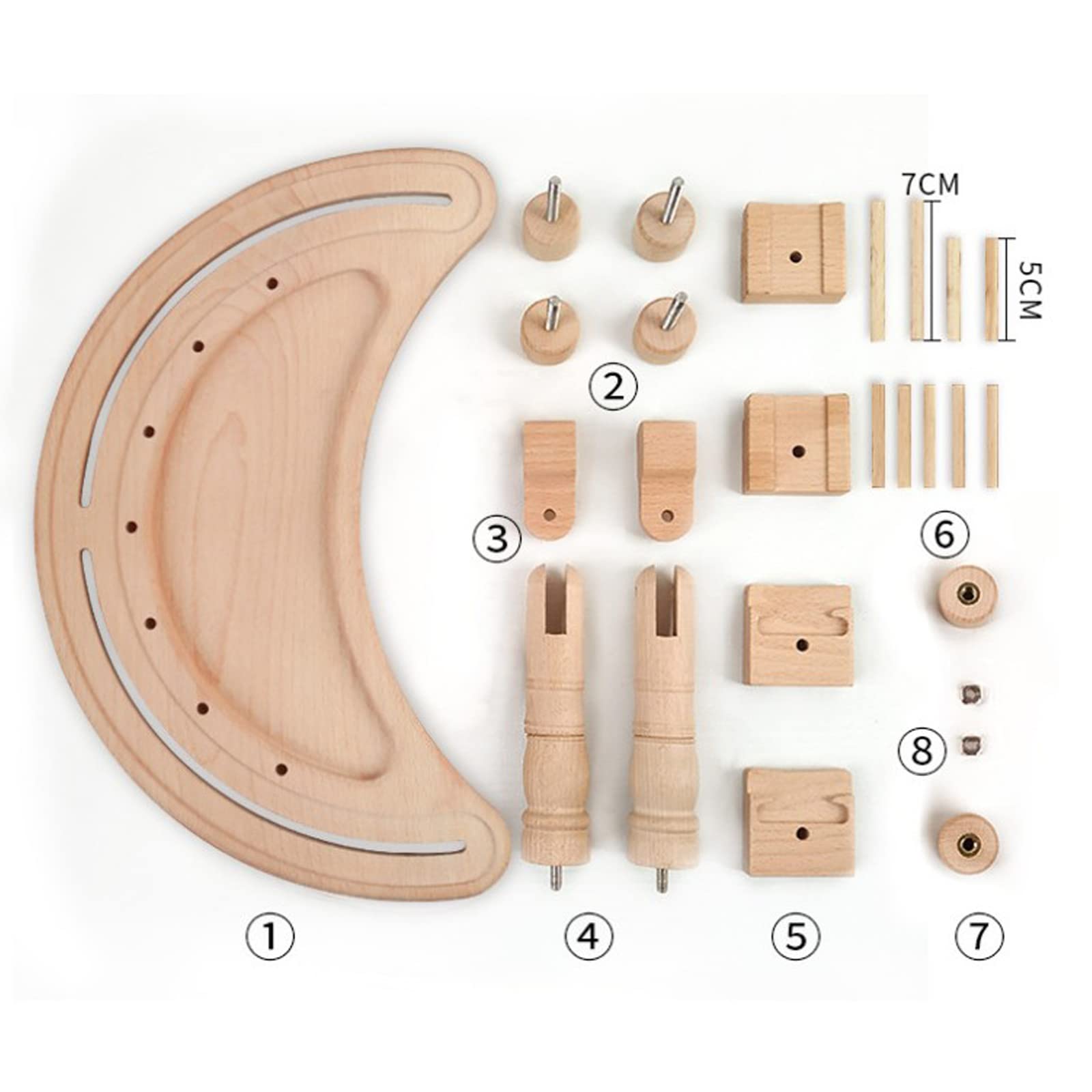 Support De Broderie En Bois Réglable JasCherry - Cerceau Pour Point De Croix Et Travaux Manuels