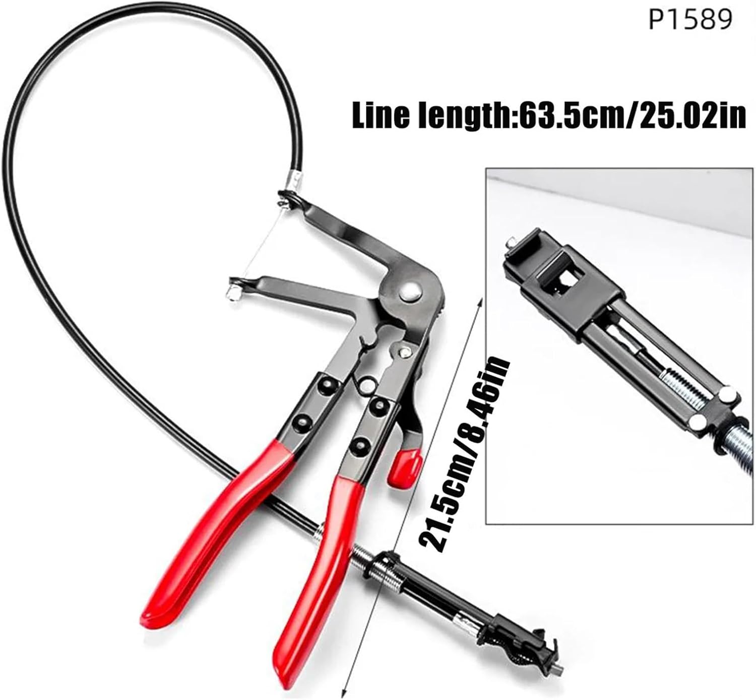 Wire Long Reach Hose Clamp Pliers Set Fuel Oil Water Auto Tools 1Pcs(8)