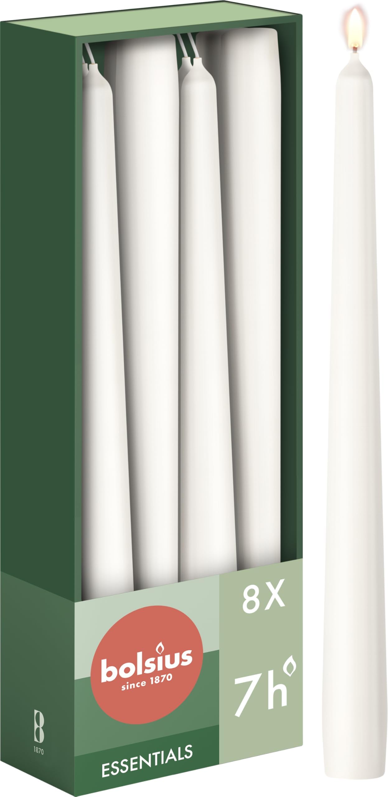 Lot De 12 Bougeoirs Dorés Coniques Pour Bougies De 1,9 Cm D'Épaisseur