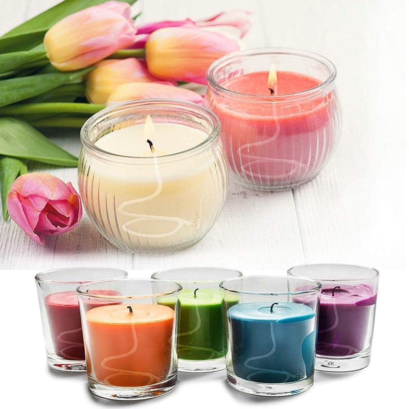100 Stoppini Per Candele Senda – Cotone Naturale Pre-cerati – 15 Cm – Con Portastoppino In Acciaio A 3 Fori – Per Candele Di Soia, Cera D'Api