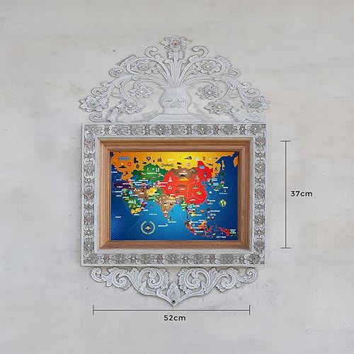 Miniatura 4 de Rompecabezas de mapa de América Latina y el Caribe - Mapa de América del Sur - Rompecabezas-Historia educativa - Rompecabezas de 100 piezas - El