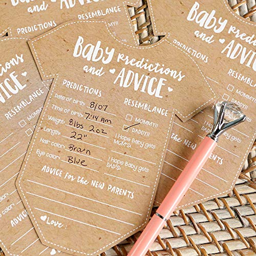 Kate Aspen 28440NA Baby Prediction Cards For Baby Shower/Advice Cards/Baby Shower Decorations thumb #5