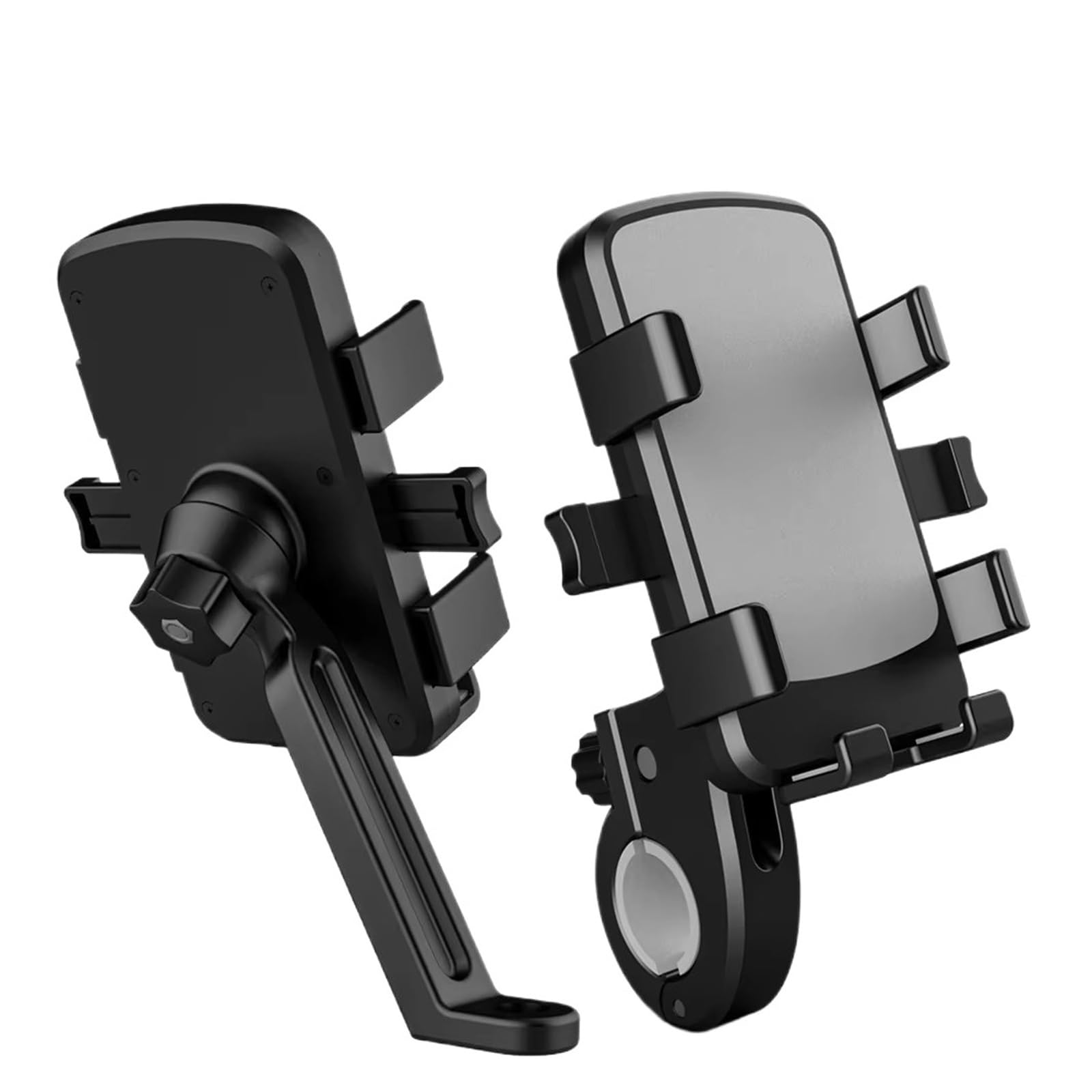 Supporto per navigatore GPS Supporto Telefono Bici Supporto Manubrio Bicicletta Telefono Cellulare 4,7-6,8 Pollici Supporto Telefono Specchietto Retrovisore Moto(Handlebar Holder black)