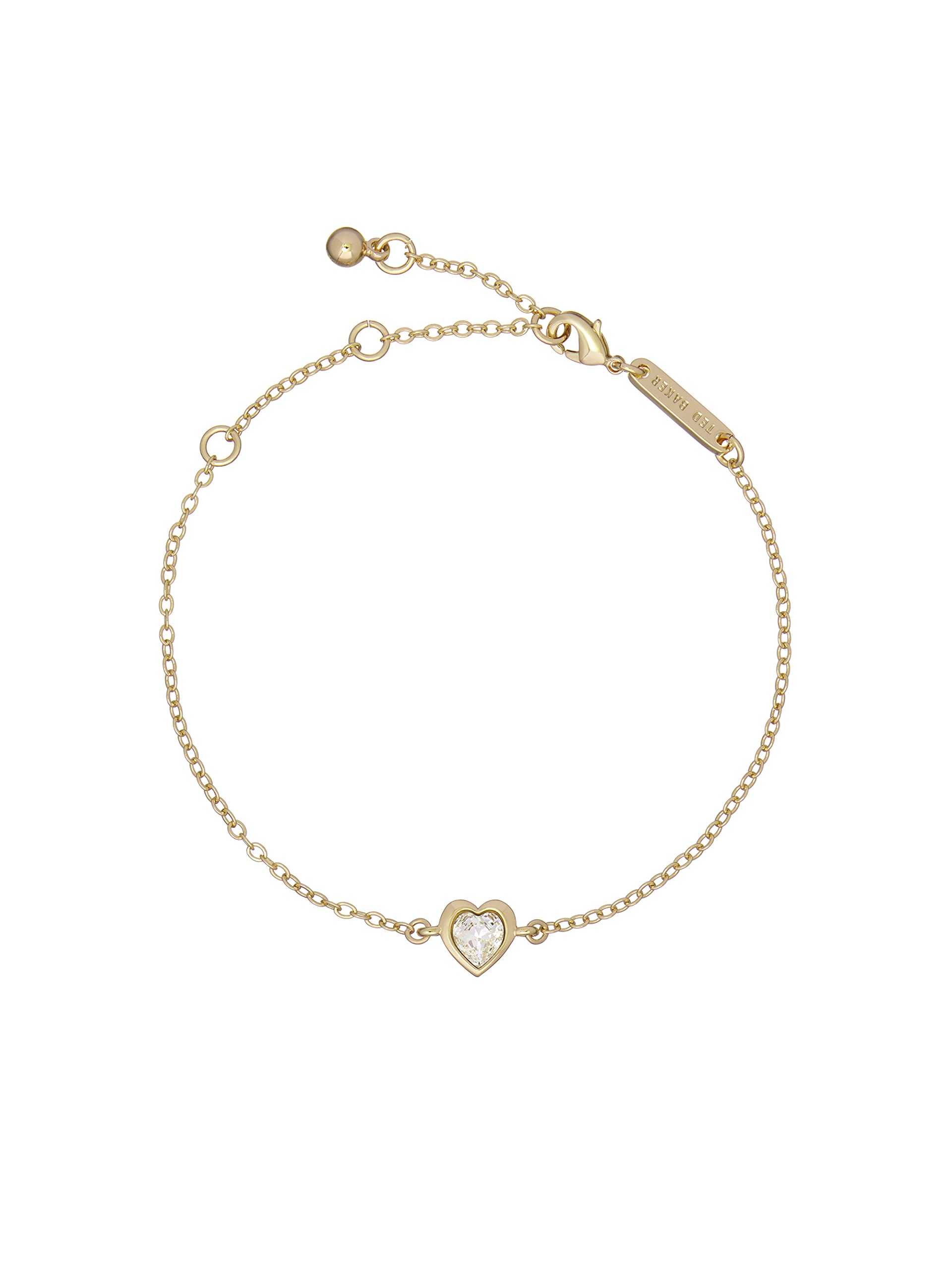 Ted BakerHansa Crystal Heart Bracelet