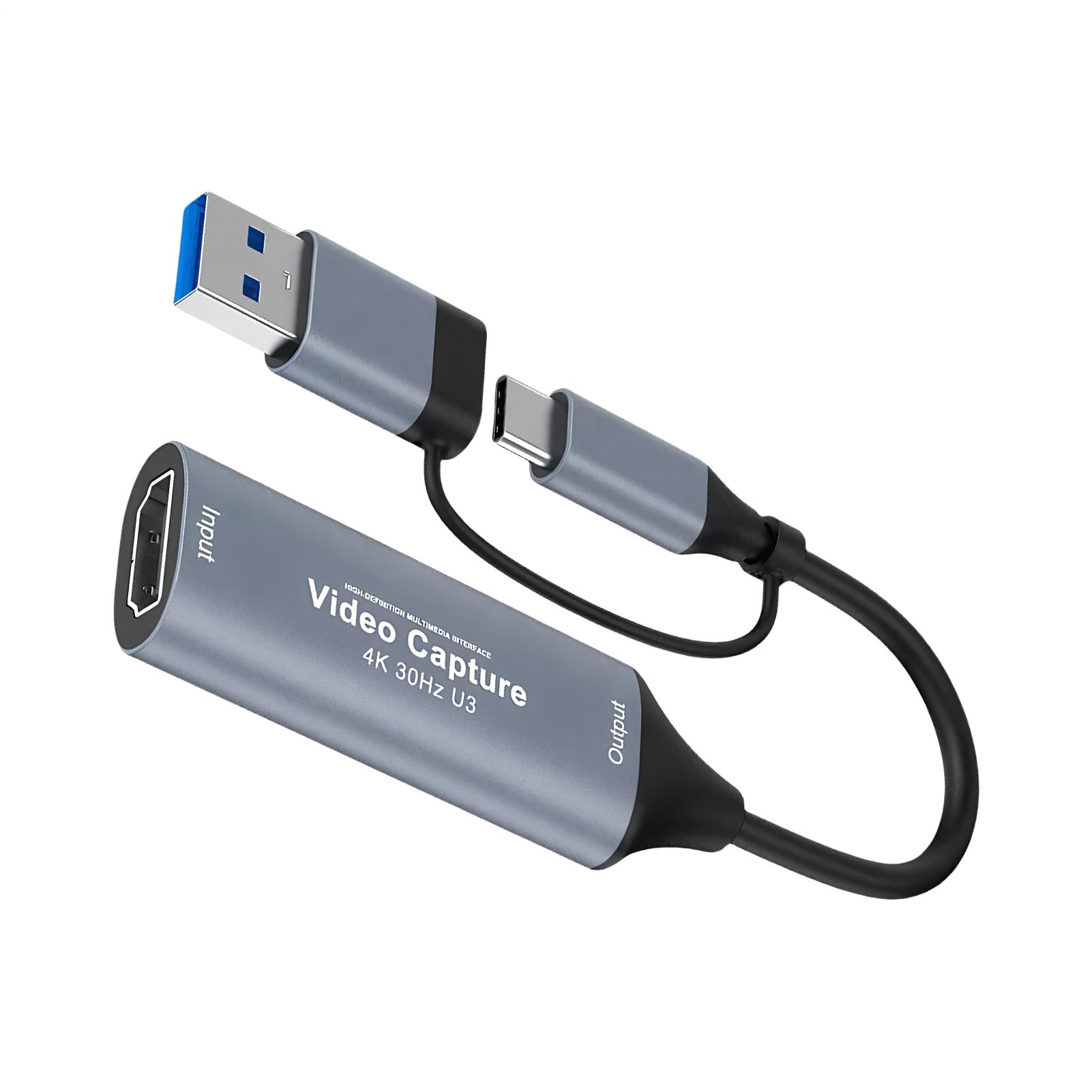 – Capture Card for Streaming | Audio Transfer Adapter,USB Live Stream Capture Card,for Laptop Camera Phone Game Streaming Recording PC TV VCR