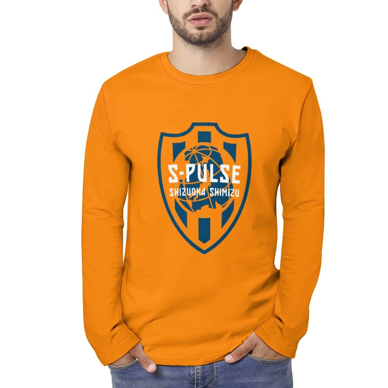 Amazon.co.jp: Shimizu S-Pulse Long Sleeve T-Shirt, Men's Cut and