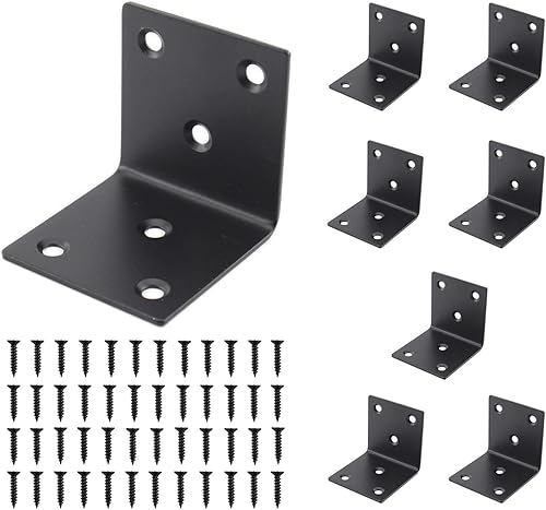 Soporte de esquina de acero inoxidable resistente, soporte de estante en forma de L, soporte de esquina de 90 grados, articulación grande, ángulo