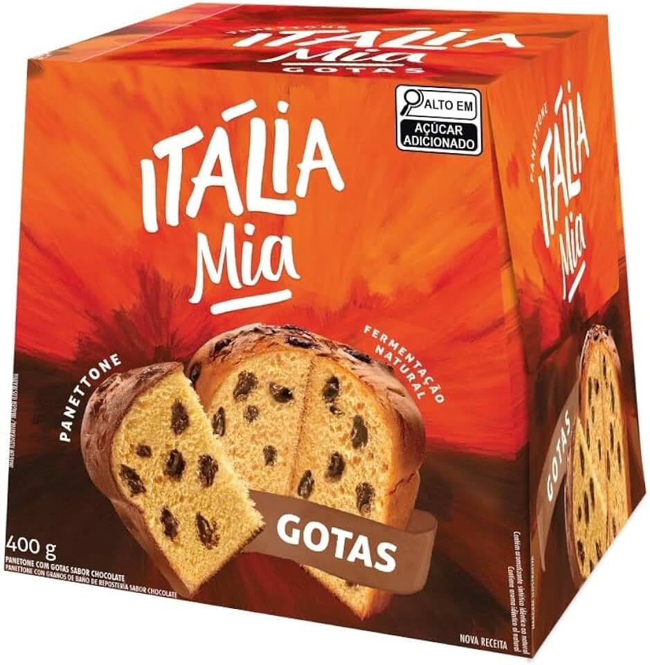 Panetone chocolate vegano italia mia 400g