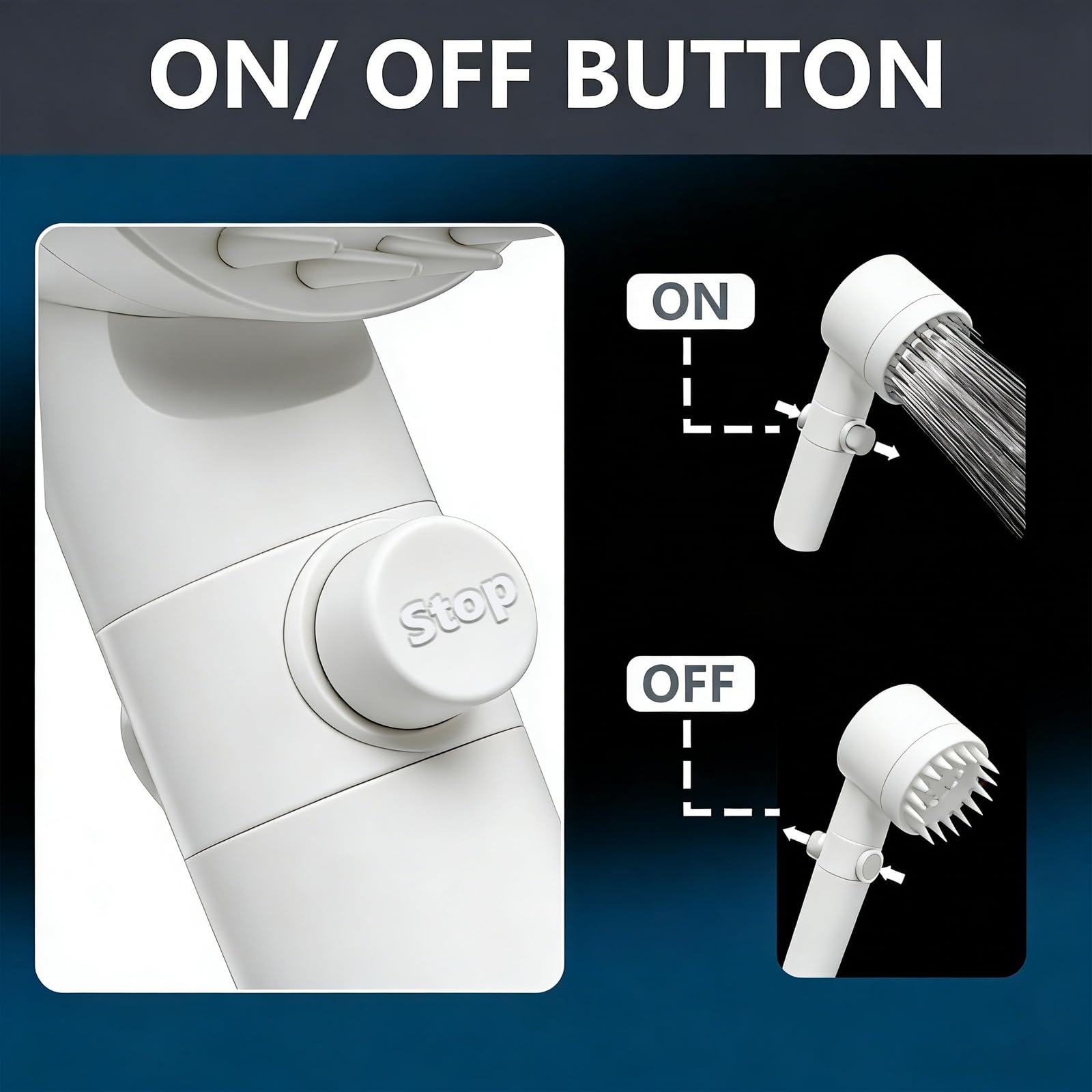 BENTRIP Soffione doccia ad alta pressione con filtro ad acqua dura con filtro a 15 fasi e 3 cartucce filtranti extra, 3+1 modalità di spruzzo, con tubo in PVC, soffione doccia massaggiante portatile