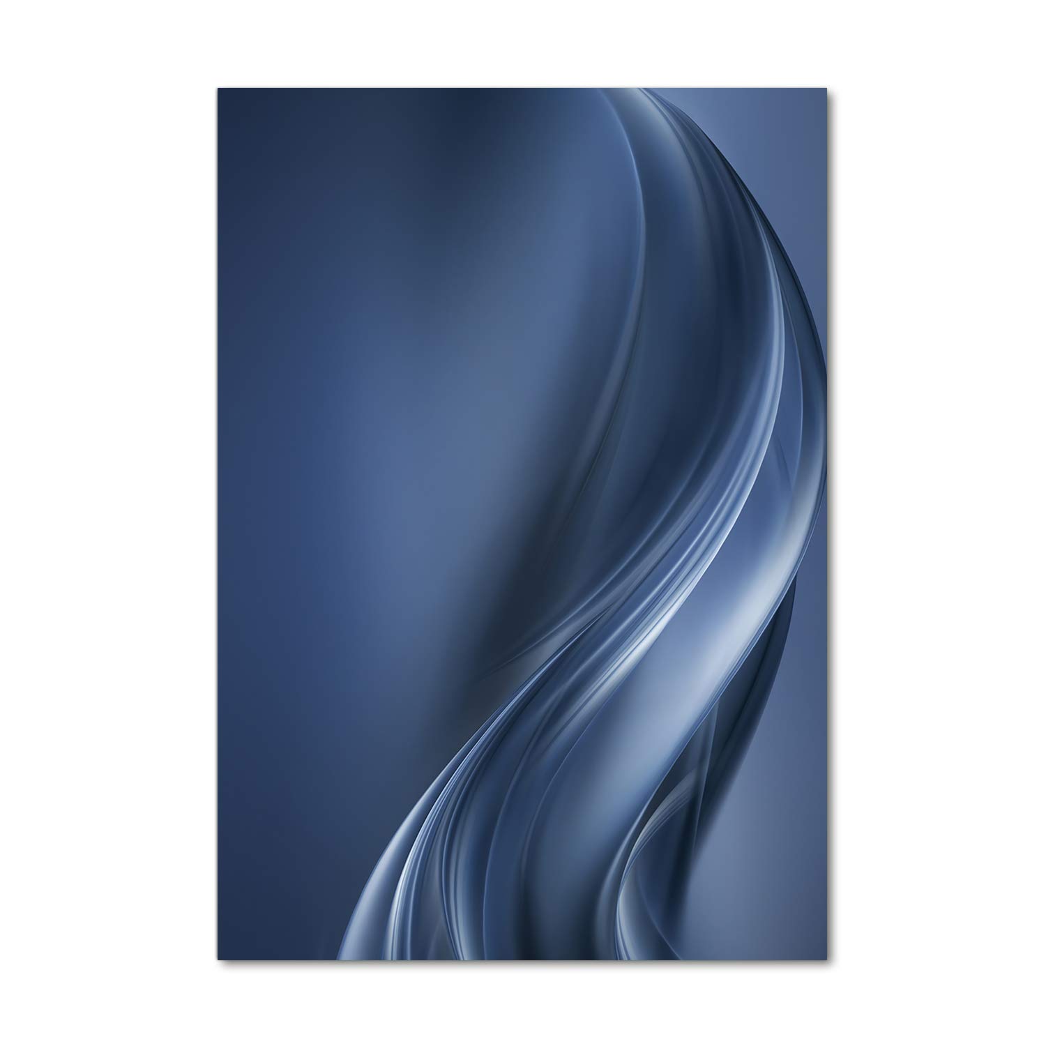 Image tableau en verre 70x100 cm Tulup style moderne design abstrait gris