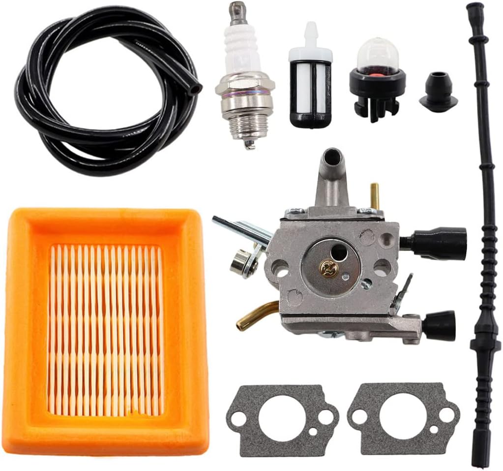 HpLive Vergaser Kit Für Honda Rasenmäher - Komplettset Mit Dichtungen & Kraftstoffschlauch