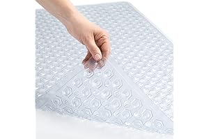 Gorilla Grip Patented Bath Tub Shower Mat, 35x16 Inches Washable Bathtub Floor...
