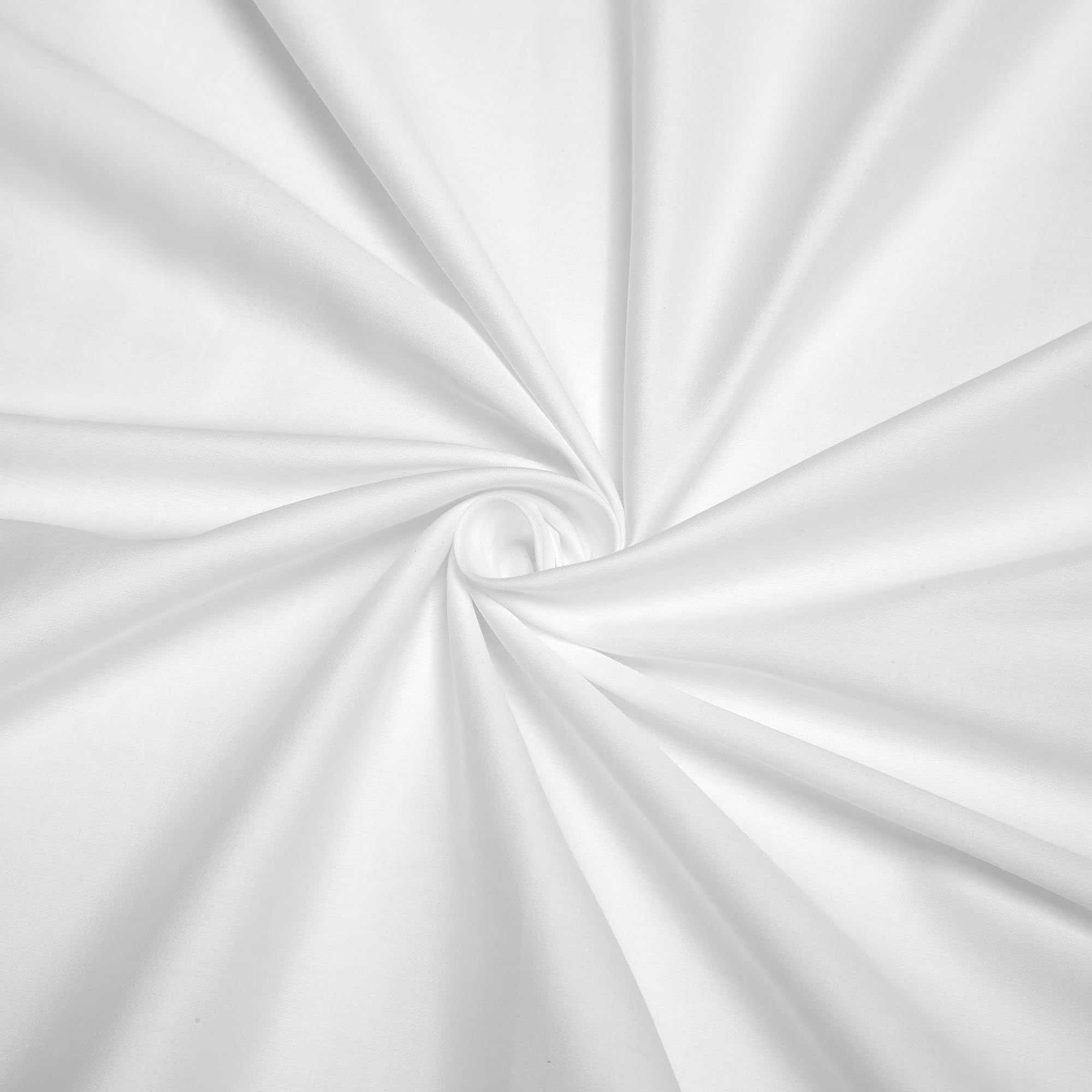 Luofanfei - Sábana bajera de satén de algodón, 160 x 200 cm, color blanco, 100% algodón, satén, suave, sedosa, transpirable, Lyocell