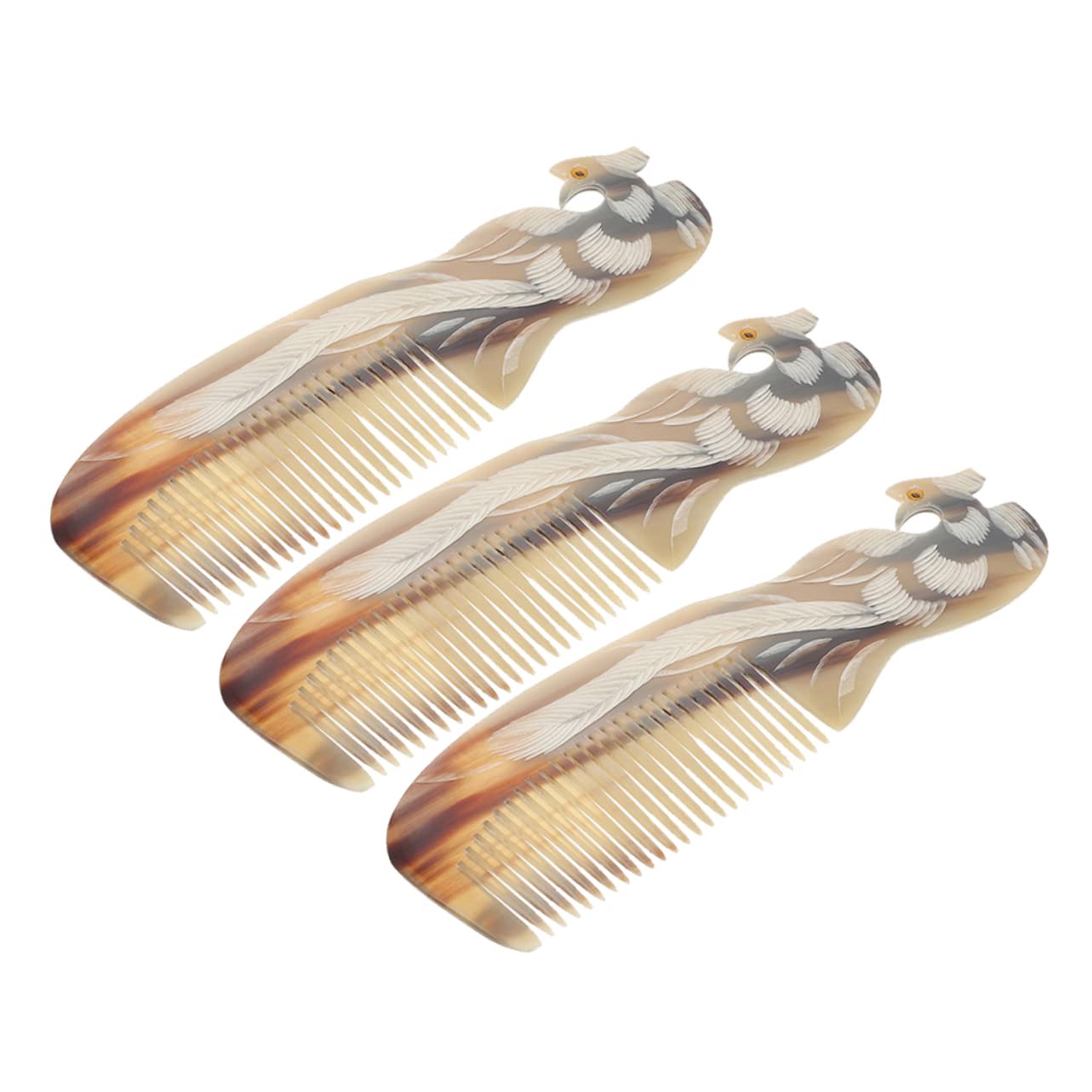 FOMIYES Juego De 3 Peines Voluminizadores Para Levantar Las Raíces Del Cabello De Anchos Para Mujeres Y Hombres Peines Portátiles Para El Cuero Cabelludo 3 Unidades