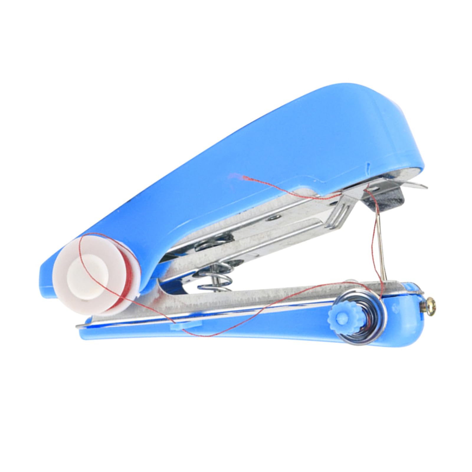 Nucelit Manual Handheld Sewing Machine Light Weight Portable Manual Stitching Machine for Quick Stitching Clothing Repair Sewing Accessory