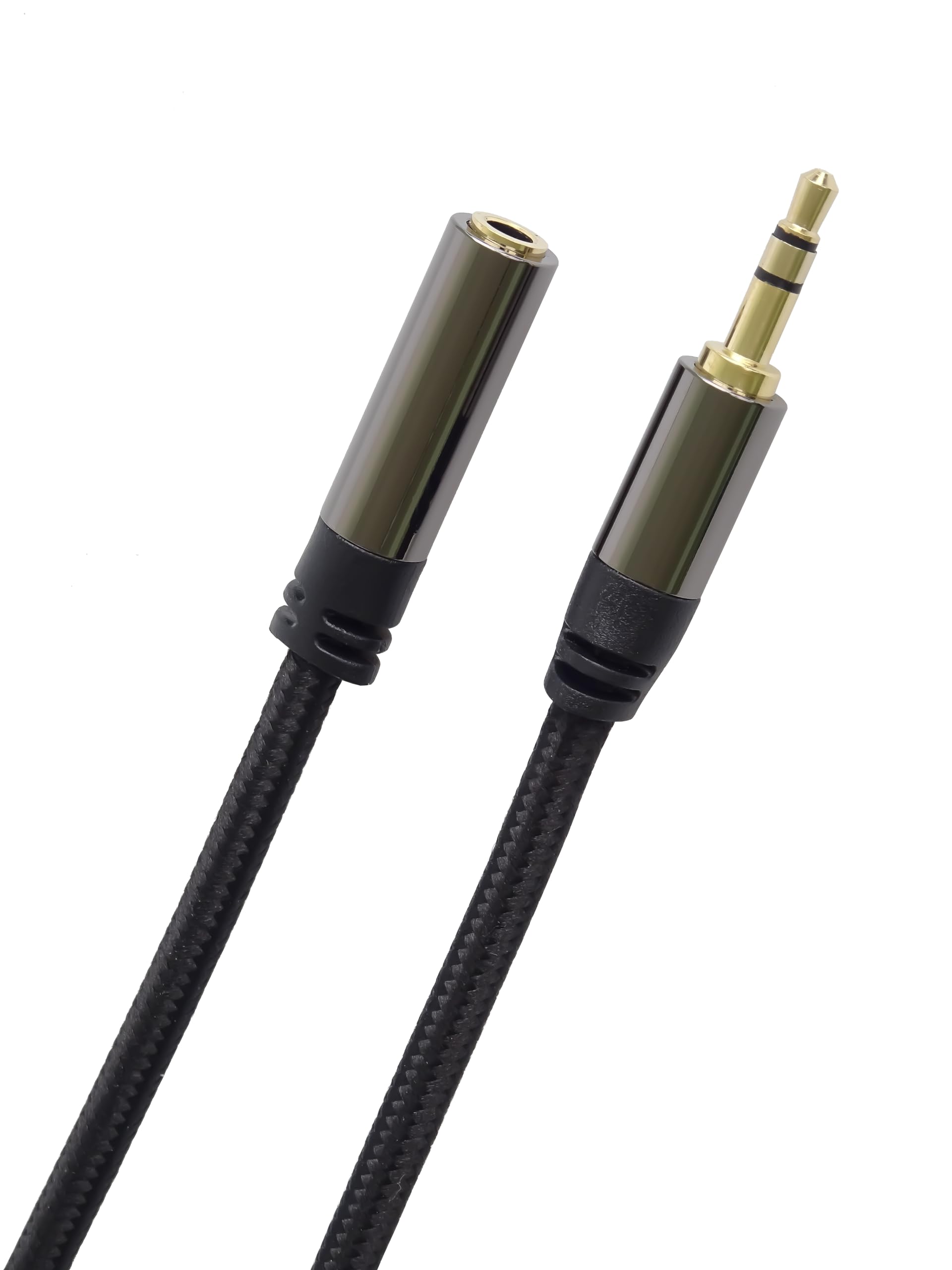 PremiumCord Extension HQ Jack Cable 3.5 mm, Jack Plug 3.5 mm, Stereo Jack Male to Female, Aux Headset Audio Extension Cable - Image 2