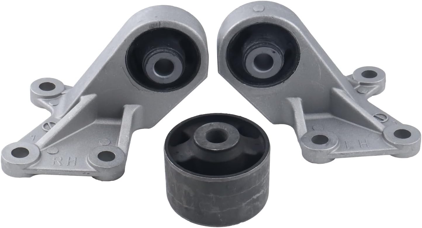 HOLDWELL 3Pcs Rear Left & Right Differential Mount Set 5105309AB 5273443AB 5273442AA EM-4470 EM-4471 Compatible with Jeep Compass/Patriot 2007-2017