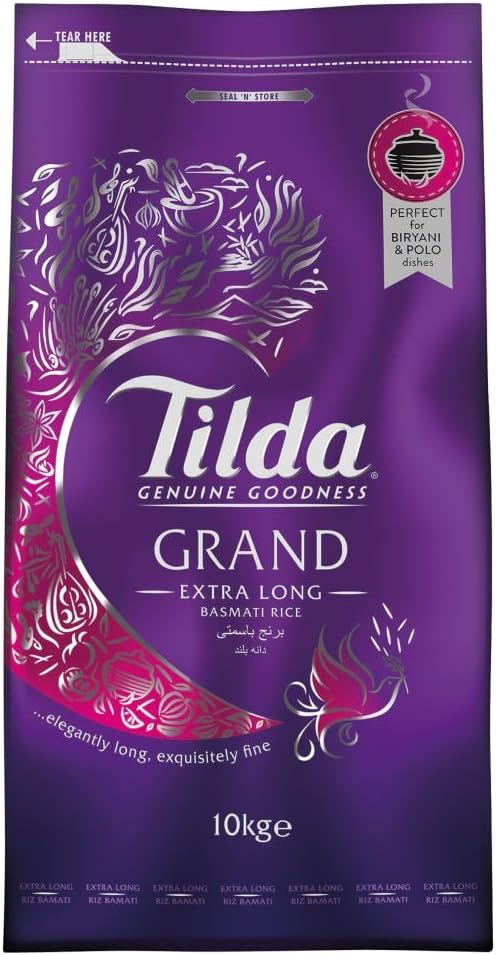 Tilda Grand Extra Long Basmati Rice 10kg Grocery King (10 KG)
