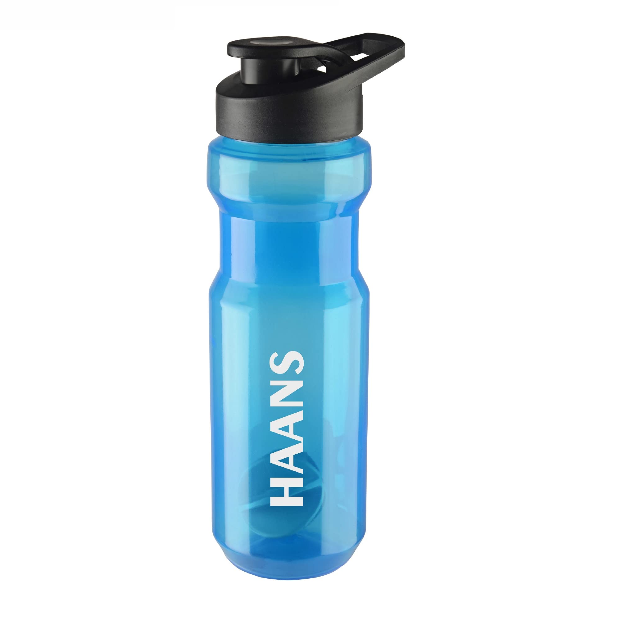 Aqua Gym Protein Shaker Bottle with Easy Mixing Ball 700 Ml Color- Blue (Pack of 1)