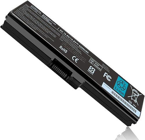 PA3817U-1BRS - Batería para portátil compatible con Toshiba Satellite C655 C650D C675 C660 L700 L750 L755 L770 L645 L655 L675 P745 P755 P775 M640