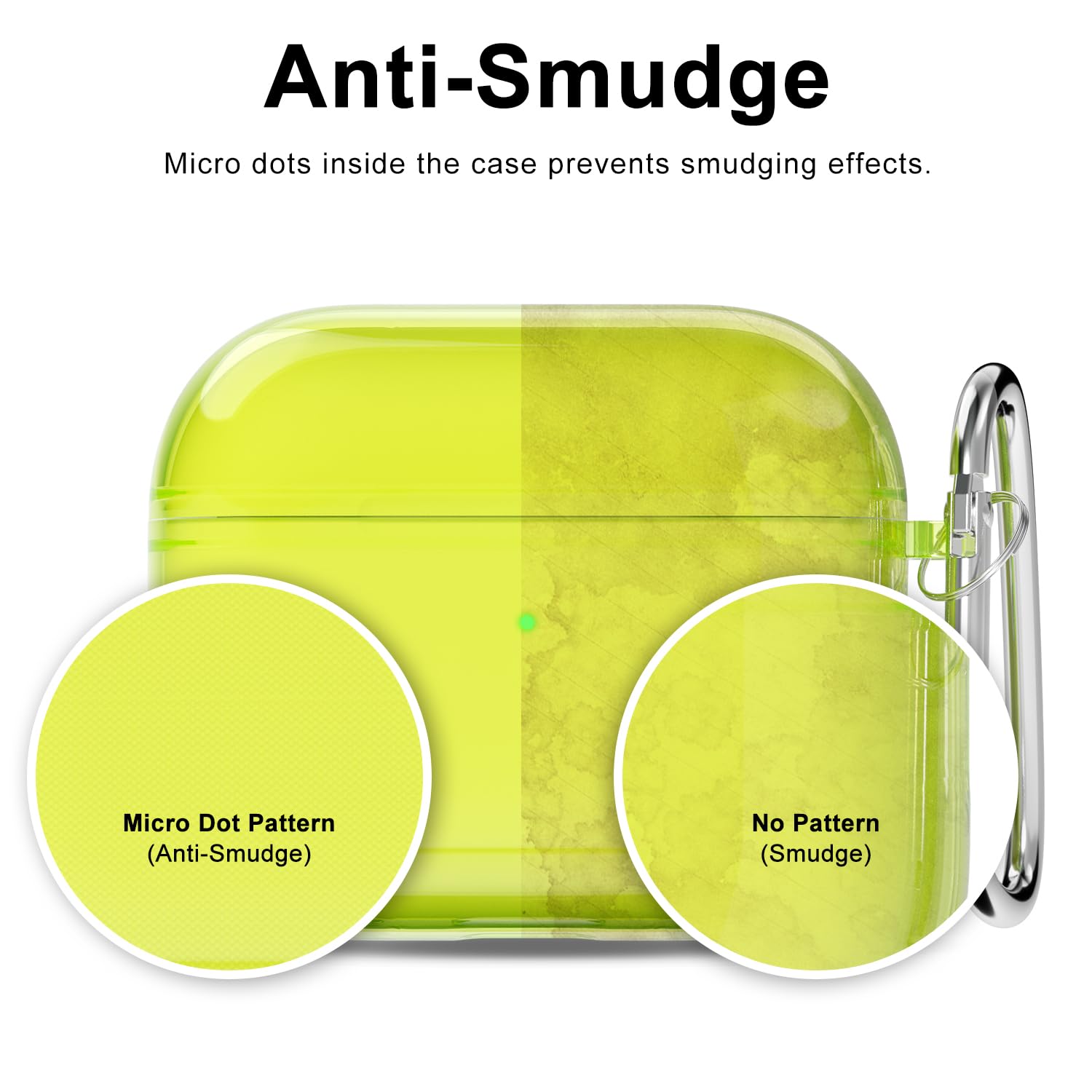 Svanove for Airpods 4 Case Clear Hard, Transparent Simple Cute Airpods 4th Generation Case with Keychain, Girly Y2k Aesthetic Trendy Airpods Cover Accessories for Women Girl, Neon Hot Pink — view 212