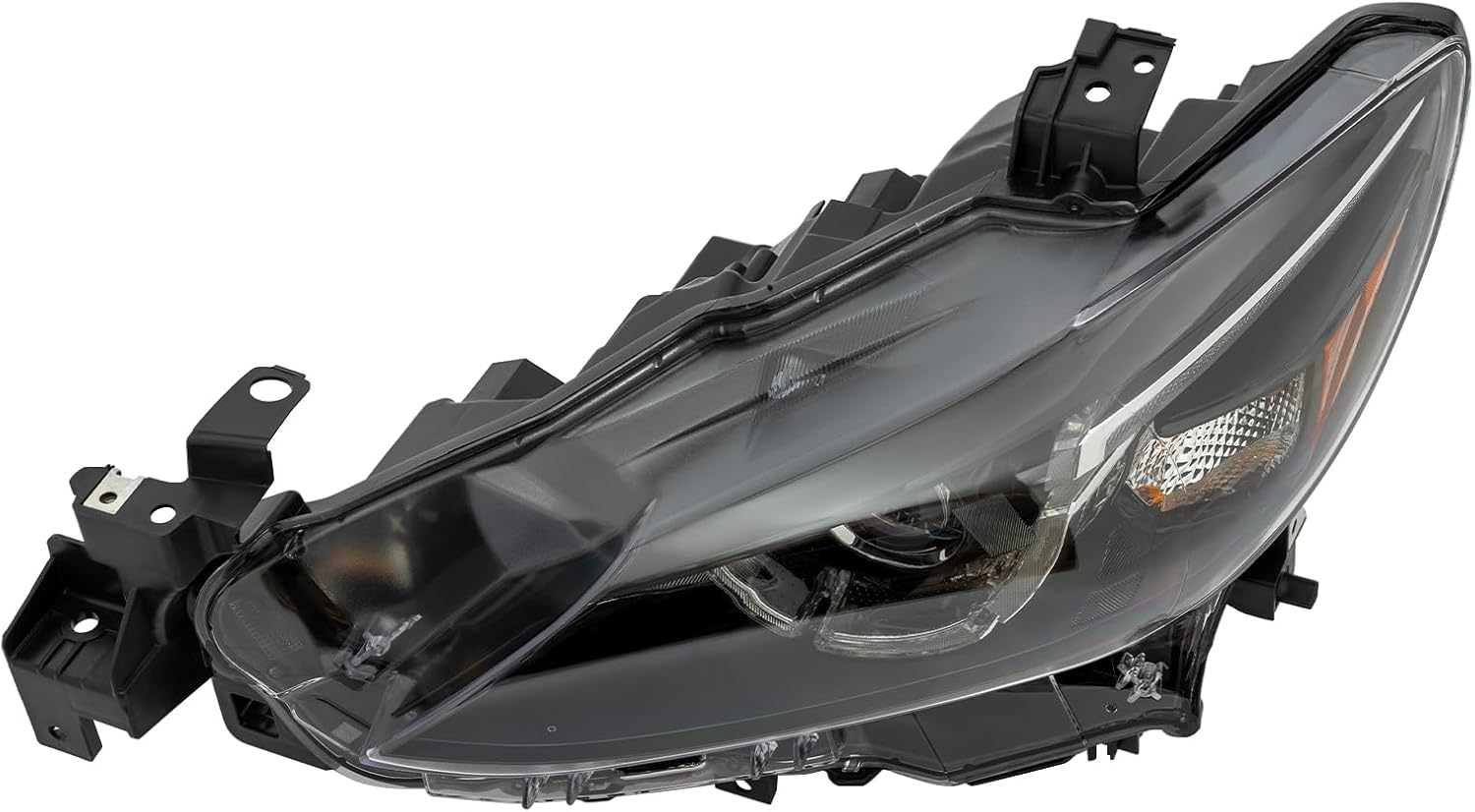 For 2016-2017 Mazda 6 of LED DRL Halogen Headlight Assemblies, Front Driver Side Headlamp Set (GRF551041A) (Left Driver Side)